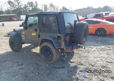 2004 Jeep Wrangler X из США, поврежденный, VIN 1J4FA39S14P716572